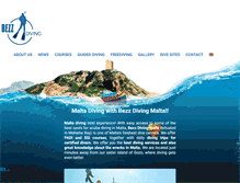 Tablet Screenshot of malta-diving.com